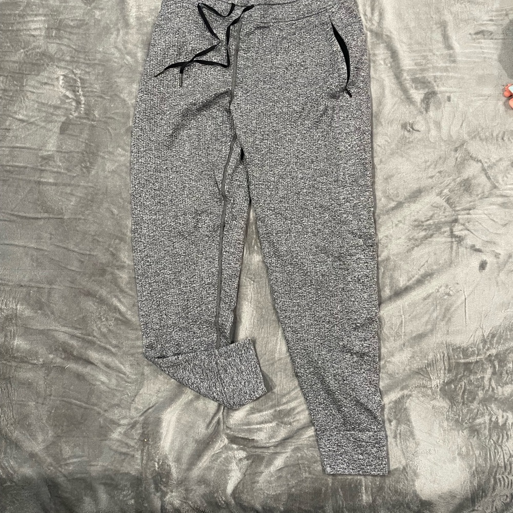 Gray Knit Joggers